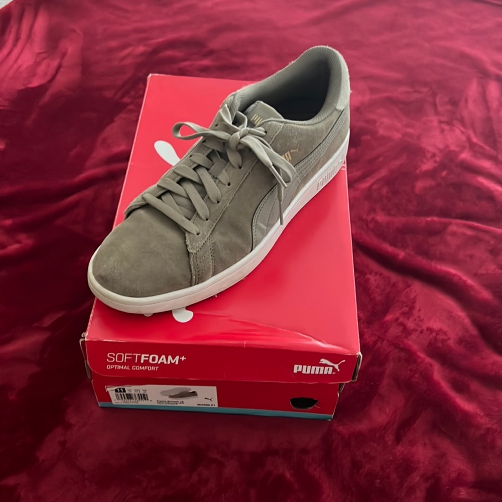 Puma Smash v2 vetiver sage gold